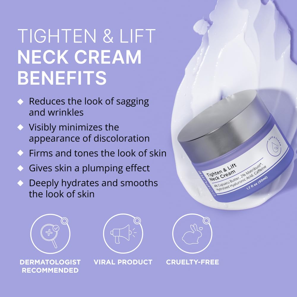 GO PURE Tighten & Lift Neck Cream by Velora Vibe
